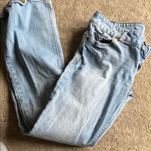 Light washed American eagle jeans size 8 flare